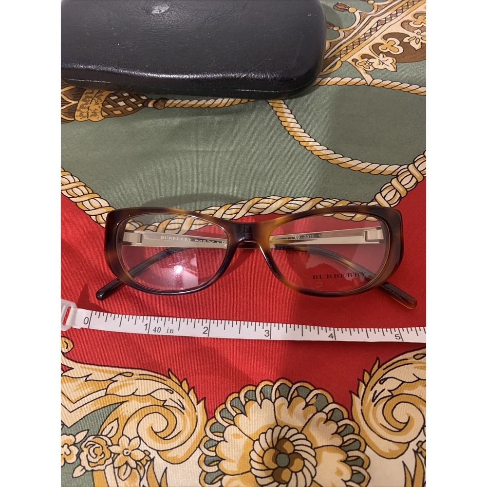 burberry Women's Tortoise Eyeglasses Frames B2168 3316 Made In Italy